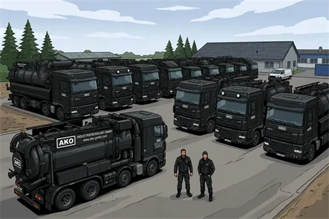 AKO Supersauger-Fuhrpark